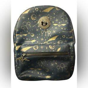 Harry Potter Navy & Gold Quidditch Mini Backpack